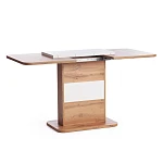 Стол обеденный SMART, ЛДСП, 105-140х68,6х75 см, Дуб вотан/Белый | изображение 4