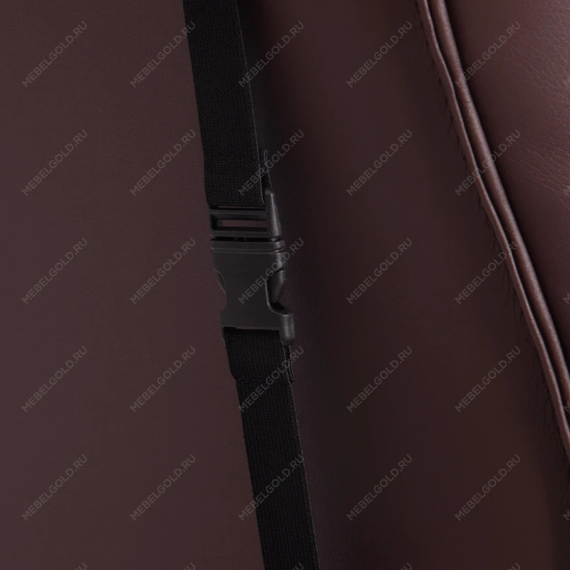 Кресло DRIVER (22), кож/зам/ткань, коричневый/бронза, 36-36/TW-21 | изображение 13